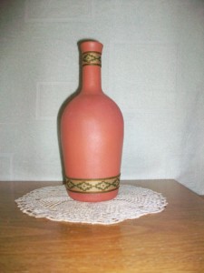 Botella pintada