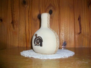 Botella forrada con goma E.V.A. + accesorios