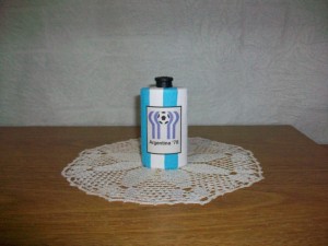 Botella pintada + decoupage