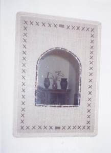 Mural con espejo