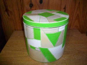 Estuche forrado con cuerina